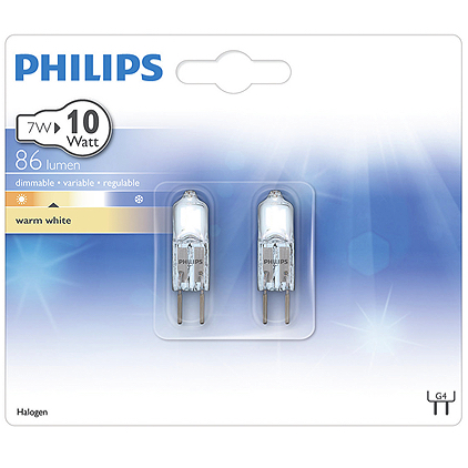 PHILIPS Halogeen Burner DUOPACK 12v 7W G4 Helder