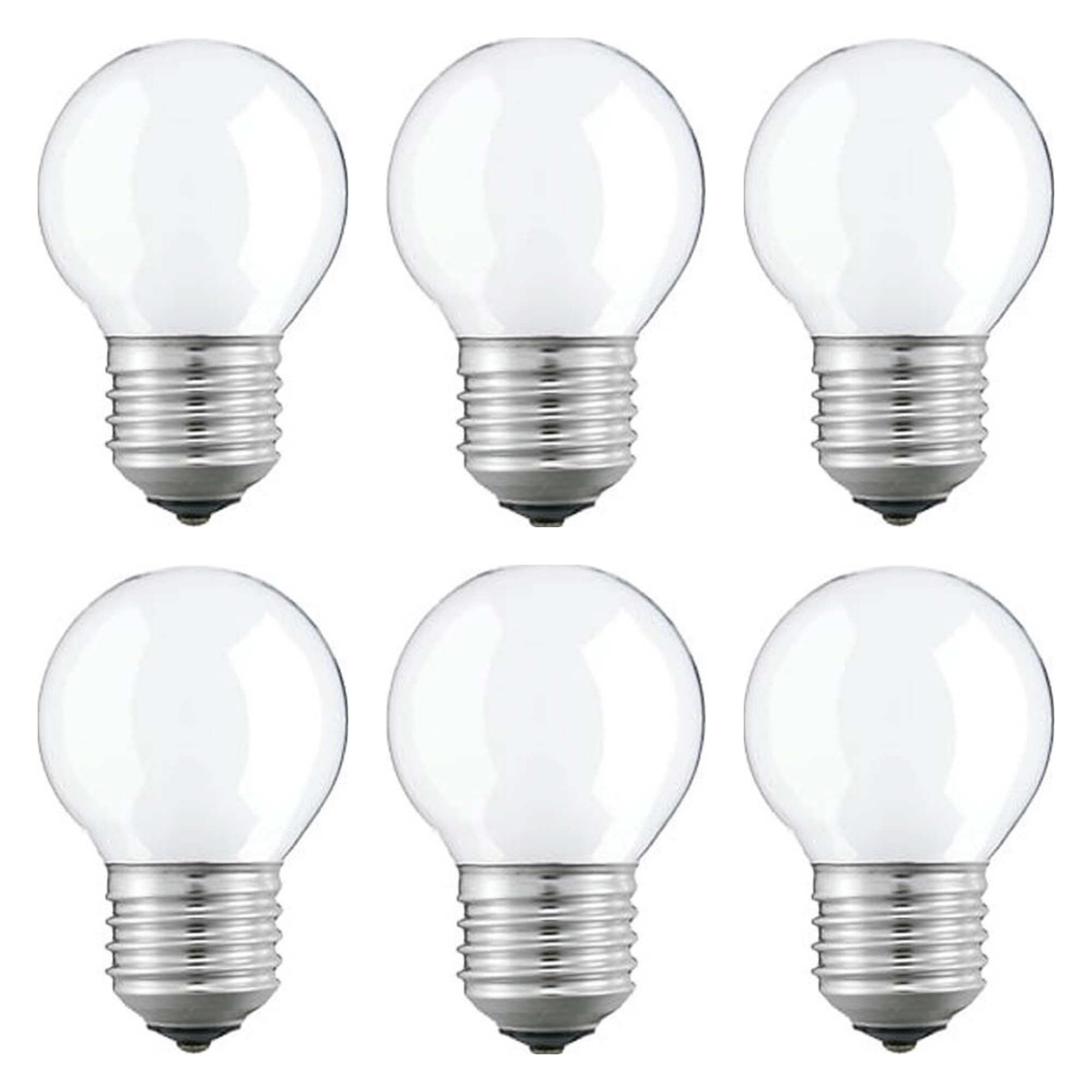 PHILIPS Kogellamp Mat 60w E27 VOORDEELSET 6 stuks