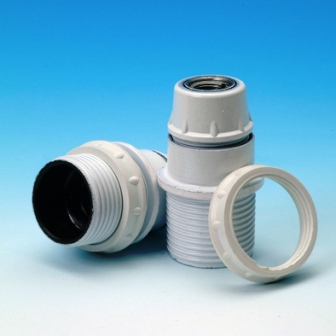 FITTING E14 WIT BORST