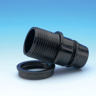 FITTING E14 ZWART BORST