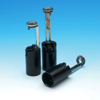 FITTING E14 ZWART KAARSHULS VERSTELBAAR