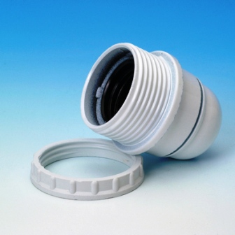 FITTING E27 WIT BORST