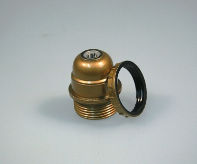 FITTING E27 GOUD BORST