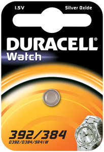 DURACELL Knoopcell Batterij 392-384